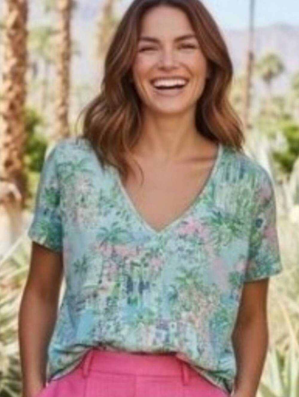 Lilly Pulitzer S Etta Oh What A Lovely Place Palm Beach Tee
